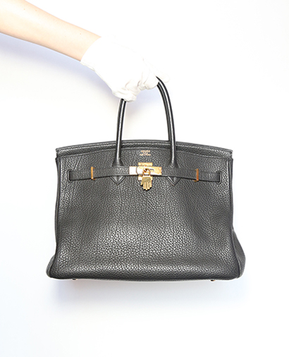 Birkin 35 Fjord Black, front view